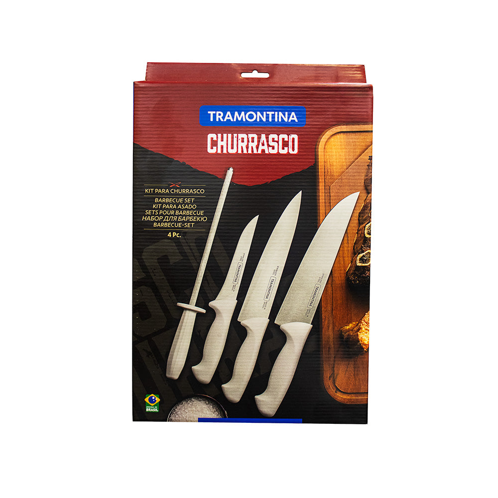 Kit de Cuchillos Chef Churrasco Profesional - 4 piezas - Tramontina