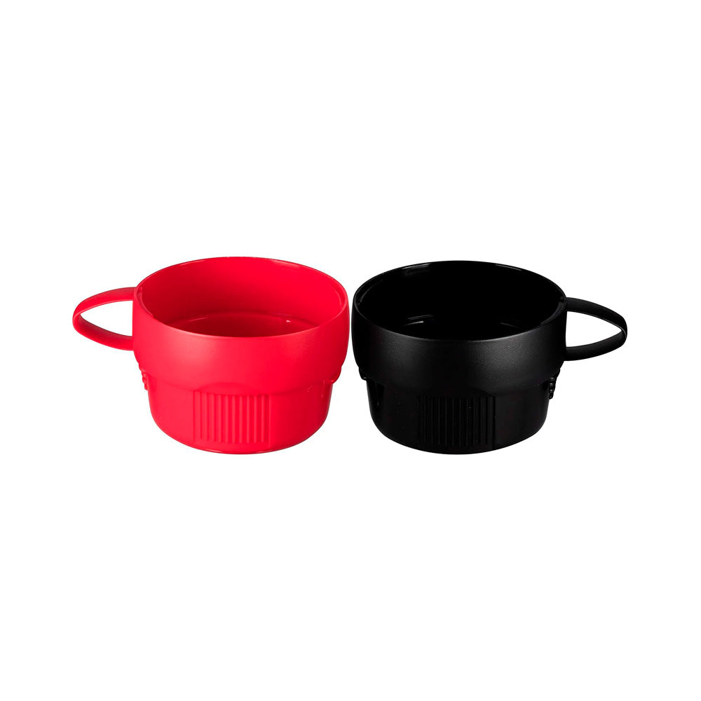 Termo Polaris Doble Taza 1L Negro - EKCO
