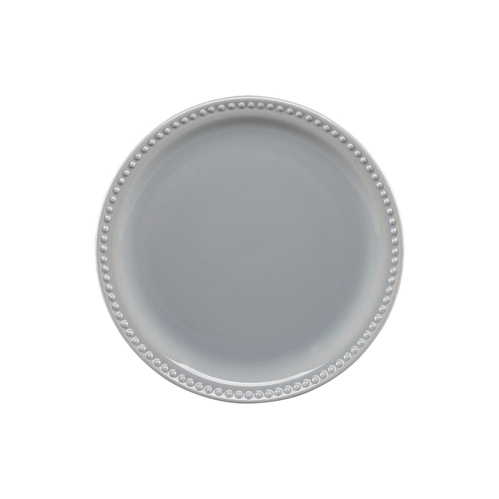 Plato Pastel Emboss Mauve 19cm Gris Dust - Santa Anita