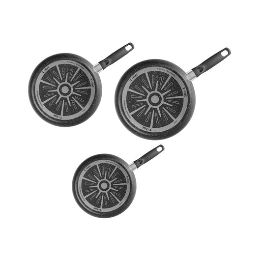 Juego de Sartenes 20, 24 y 26 cm Stone Tefal