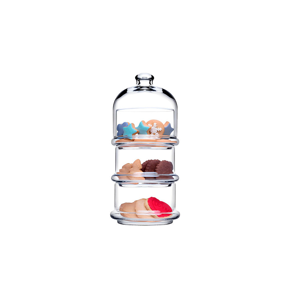 Soporte para Pastel 3 Niveles Villa Patisserie - Pasabahce