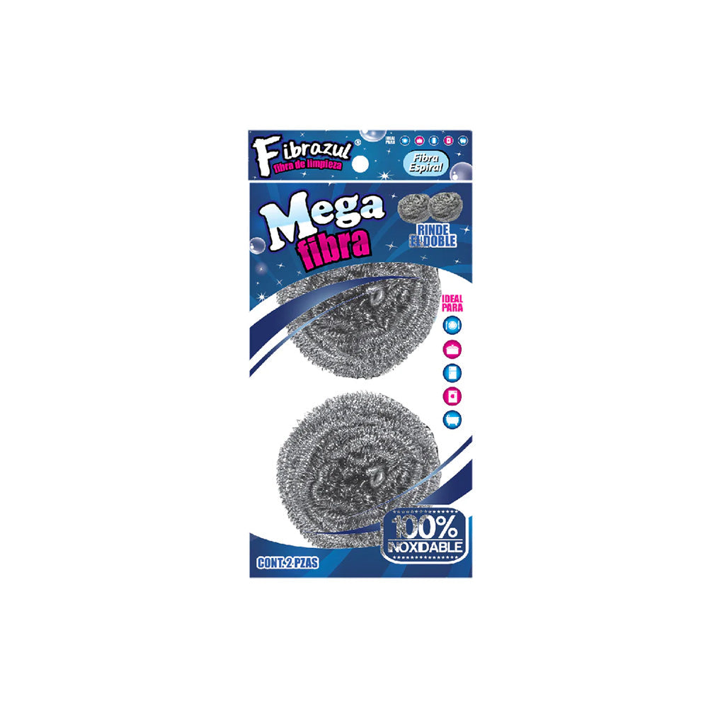 Fibra de Acero Mega - 2 piezas - Yuliana