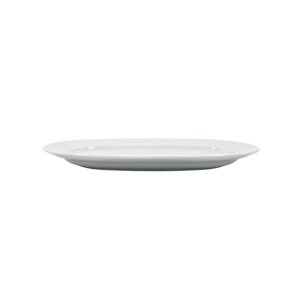 Plato Ovalado Polo Blanco 32cm - Kutahya