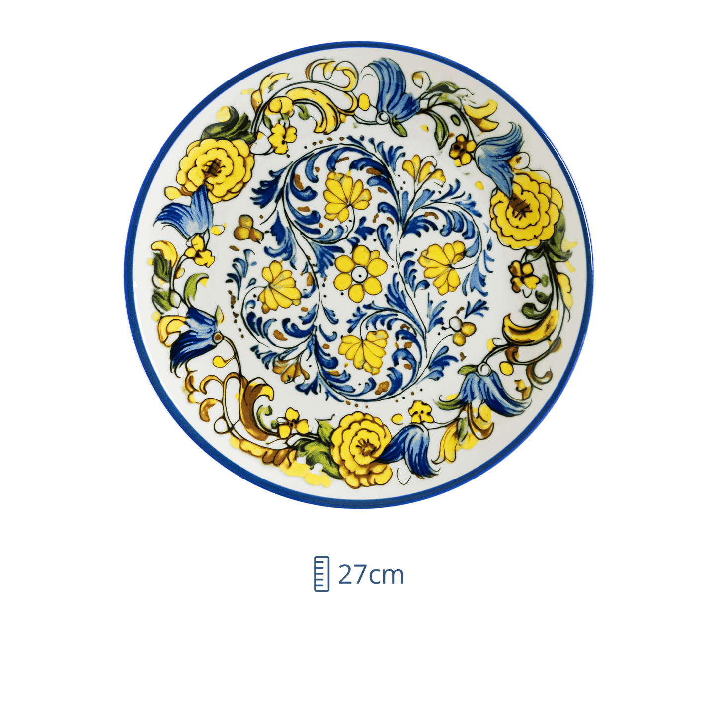 Plato Llano de Porcelana Gourmet Albufera 27cm