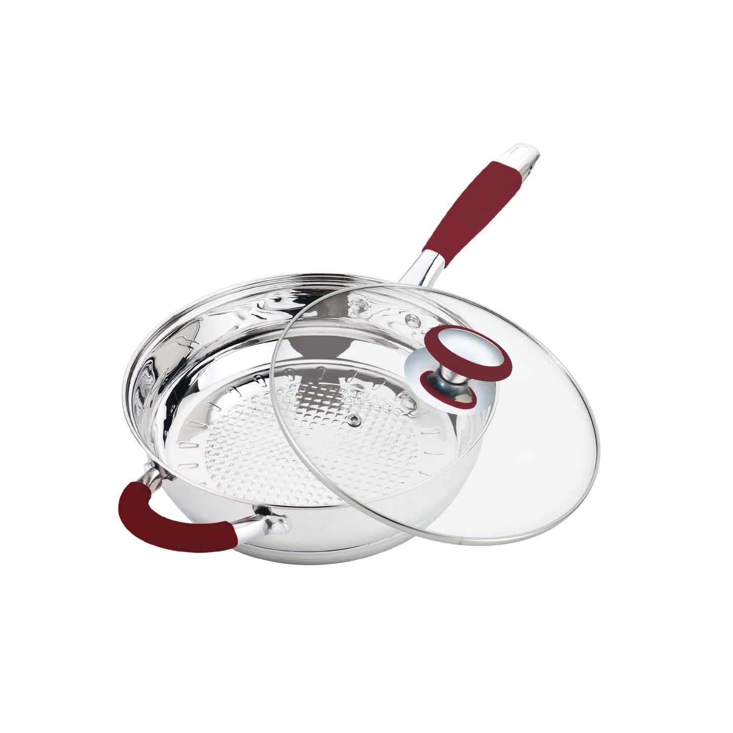 Batería de Cocina Omania Acero Inoxidable 12 pz Fraciel
