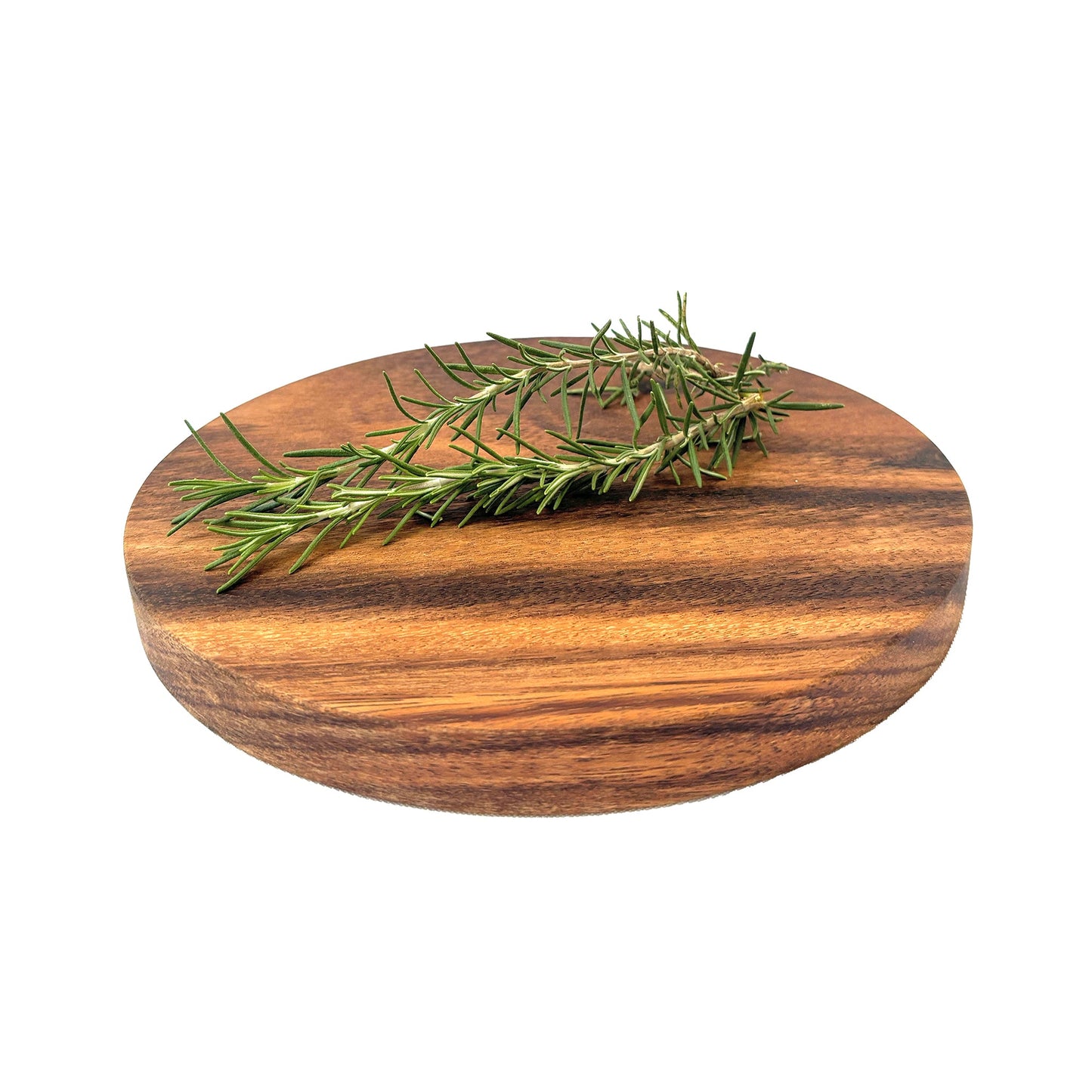 Tabla para servir Pizza – Madera de parota natural - 21.5 cm