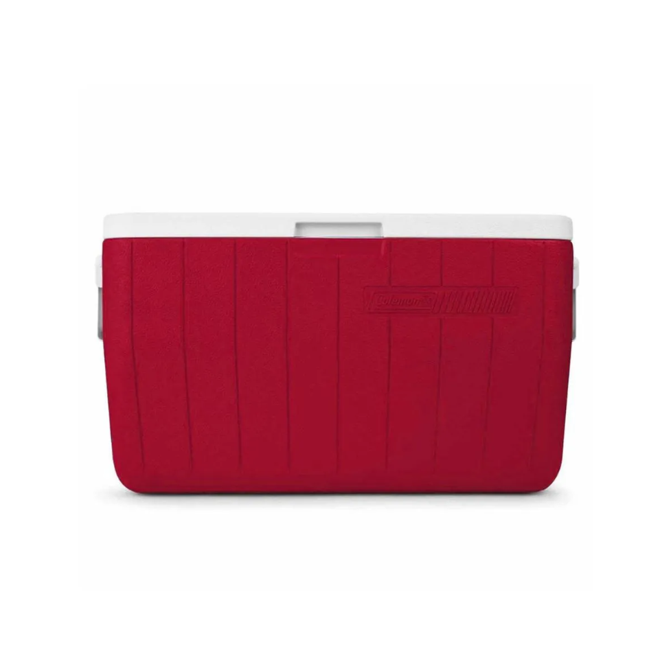 Hielera 48 Qt/ 45.4 Litros/ 63 Latas Coleman Rojo