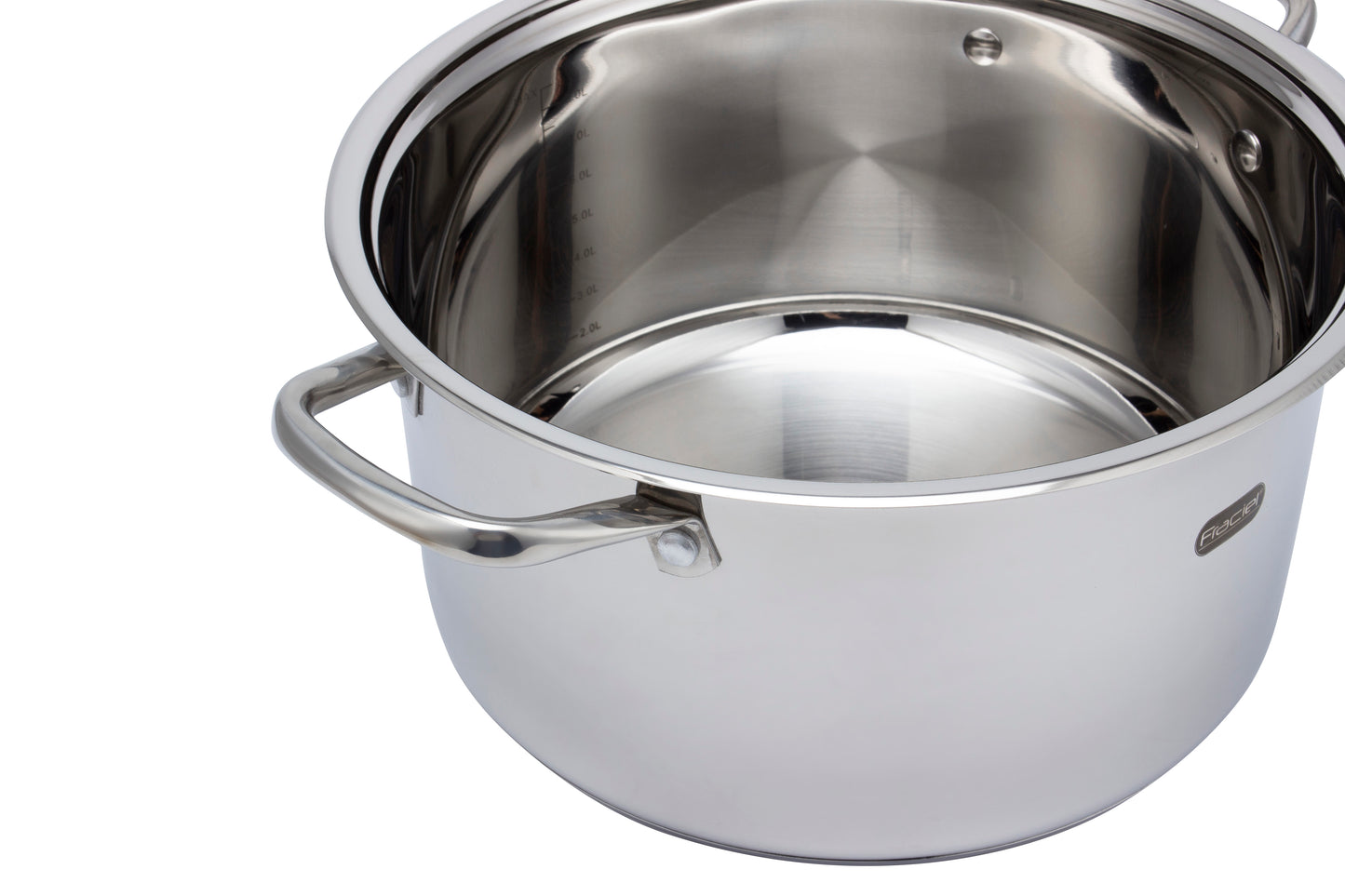 Olla Con Tapa 30 Cm/ 10 Litros Acero Inoxidable Fraciel