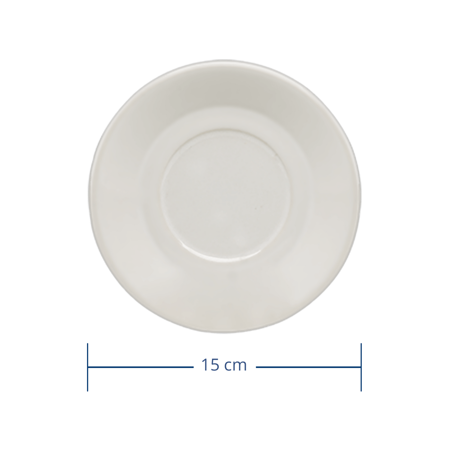 Plato Embrocable Blanco Glacial 15cm