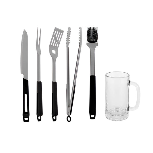 Juego para Asado Churrasco + Tarro - 6 piezas - Tramontina
