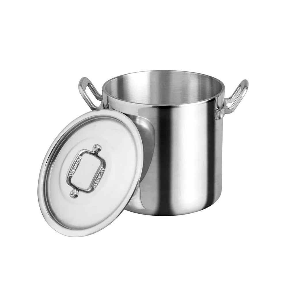 Olla Alta Recta Acorazada Profesional 26cm / 13.5L - Vasconia