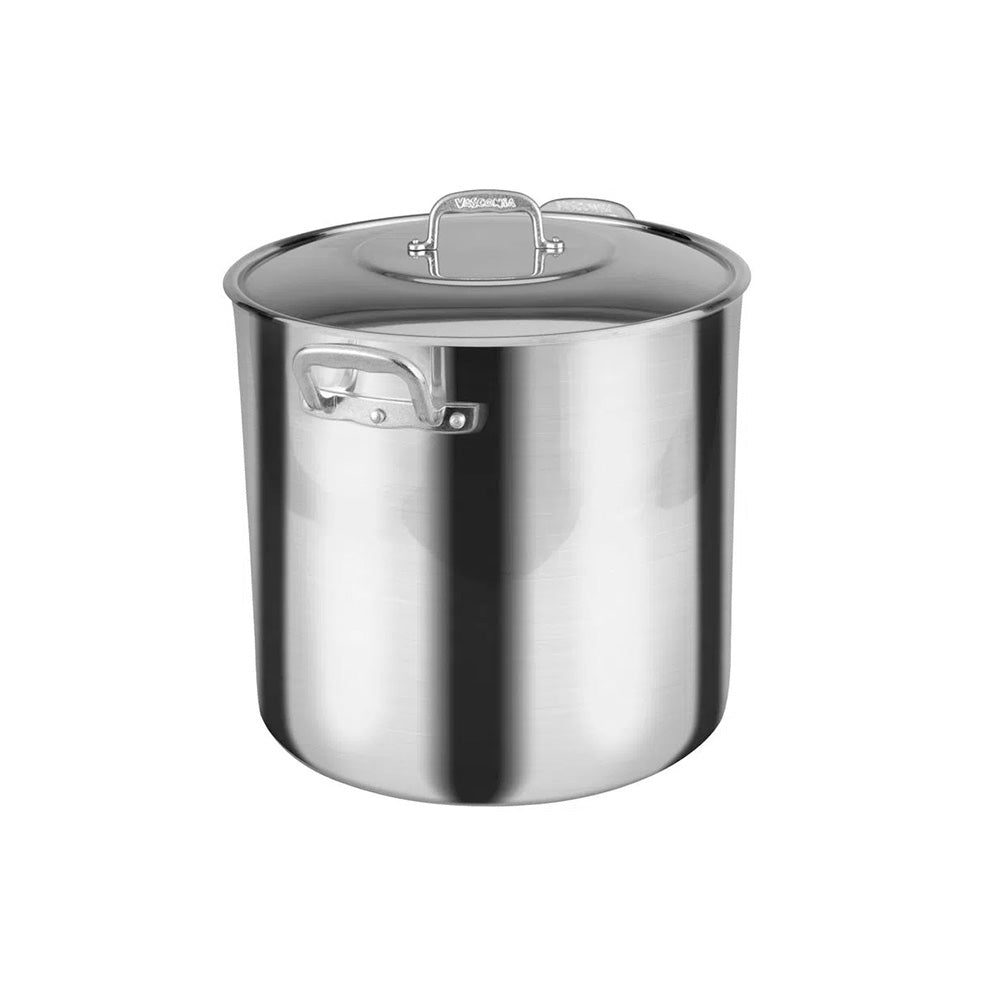 Olla Alta Recta Acorazada Profesional 38cm / 41L - Vasconia