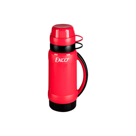 Termo Polaris Doble Taza 1L Rojo - EKCO