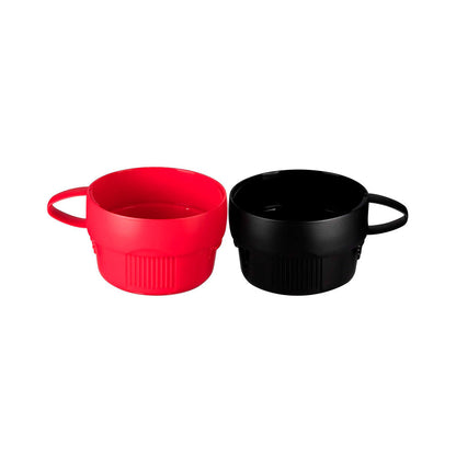 Termo Polaris Doble Taza 1L Negro - EKCO