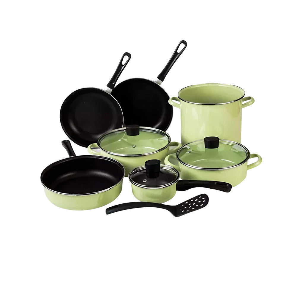 Bateria de Cocina Pontevedra Verde - 11 piezas - Cinsa