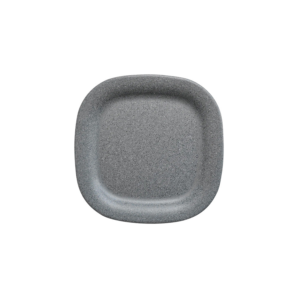 Plato Cuadrado Gray Granite 25.5cm - Tavola
