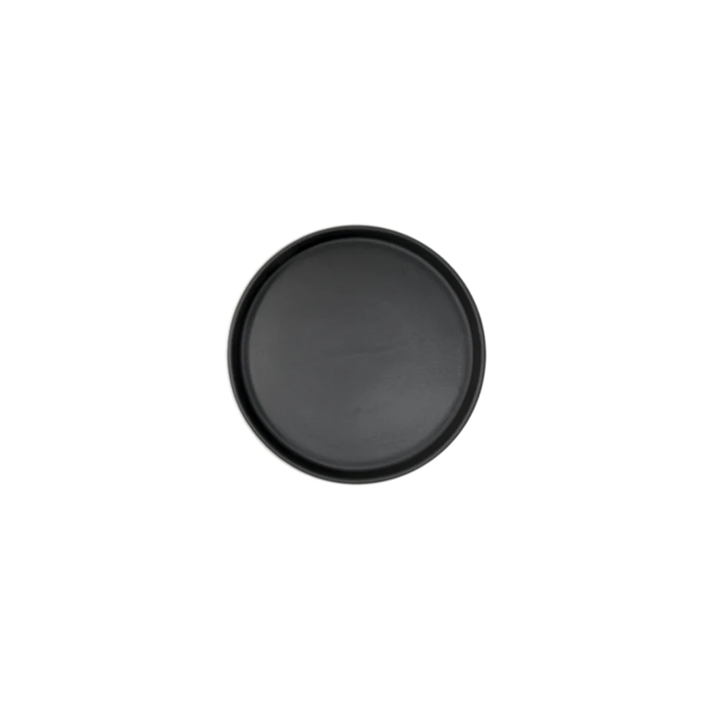 Plato Trinche Mediterráneo Negro Mate 10cm - Anfora