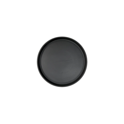 Plato Trinche Mediterráneo Negro Mate 10cm - Anfora