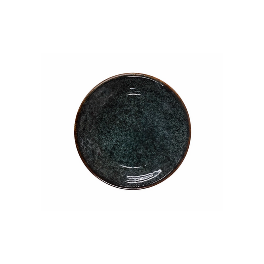 Plato Trinche Chena Sin Relieve Cabo 15cm Negro - Anfora