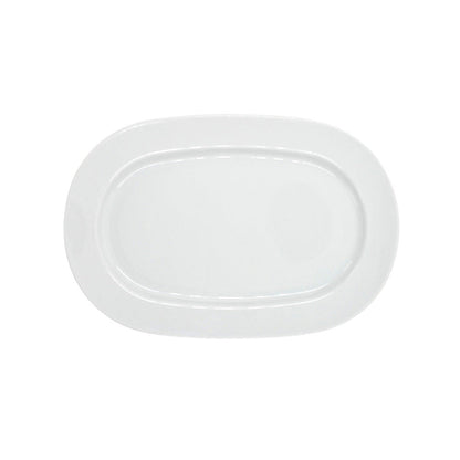 Plato Ovalado Polo Blanco 32cm - Kutahya