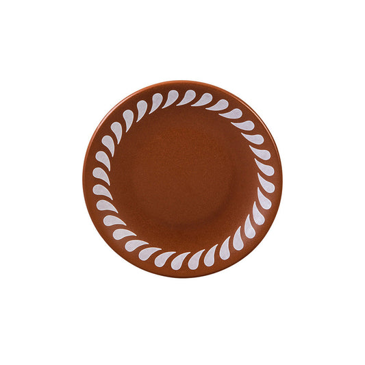 Plato Trinche Regina Morelia 23cm Caramelo - Santa Anita
