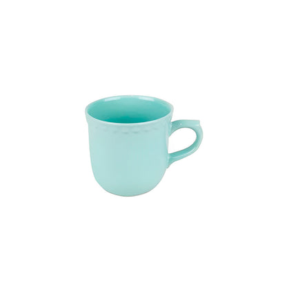 Taza de Cafe Emboss Mauve Baby Turquoise 290ml - Santa Anita
