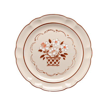 Plato Trinche Flor de Otoño 27cm - Santa Anita