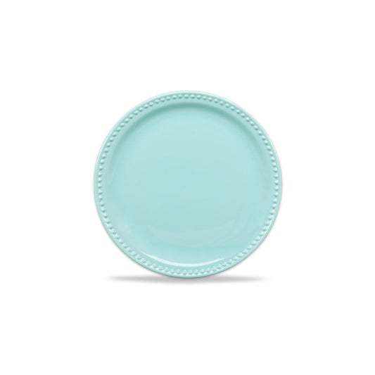 Plato Trinche Emboss Mauve 27cm Baby Turquoise - Santa Anita
