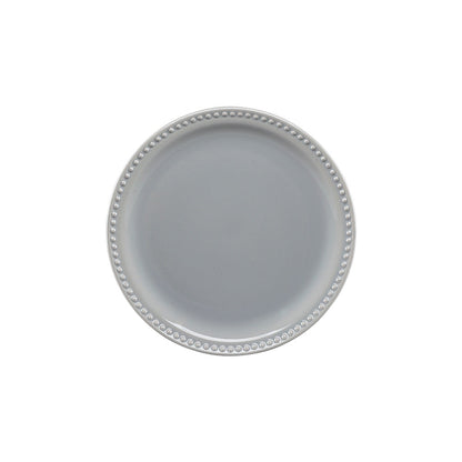 Plato Pastel Emboss Mauve 19cm Gris Dust - Santa Anita