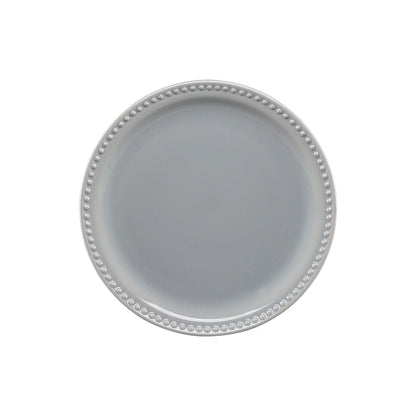 Plato Pastel Emboss Mauve 19cm Gris Dust - Santa Anita