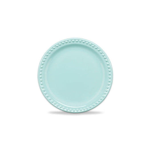Plato Pastelero Emboss Mauve 19cm Baby Turquoise - Santa Anita