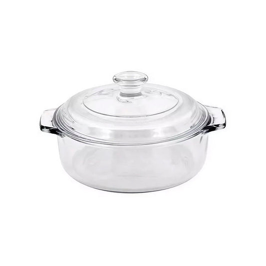Cacerola de Vidrio con Tapa