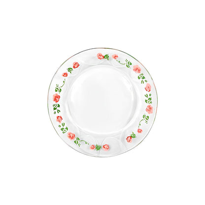Plato Arcos Rosas Rojas 20.5cm - Crisa