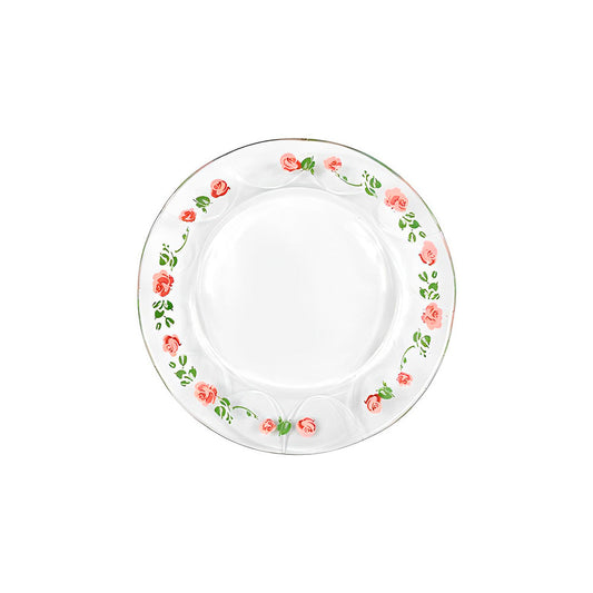 Plato Arcos Rosas Rojas 20.5cm - Crisa