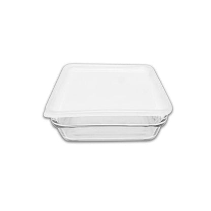 Tazon Con Tapa Grande Cuadrado Save N Store - Libbey