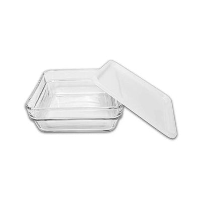 Tazon Con Tapa Grande Cuadrado Save N Store - Libbey