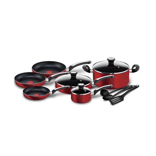Bateria de Cocina Platinum Rojo - 12 piezas - Tefal