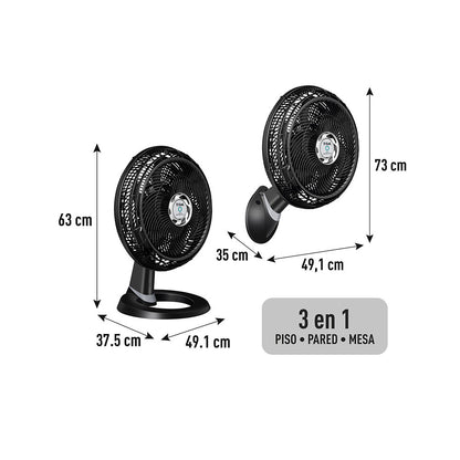 Ventilador 3 en 1 Ultra Silence Force 45cm - VE34W0X0 - Tefal