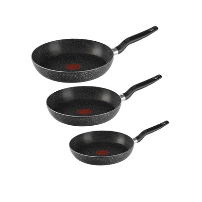 Juego de Sartenes 20, 24 y 26 cm Stone Tefal