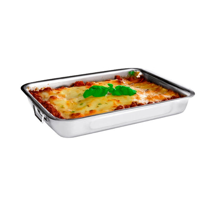 Rustidera con Asas Abatibles 40x28cm - Ibili