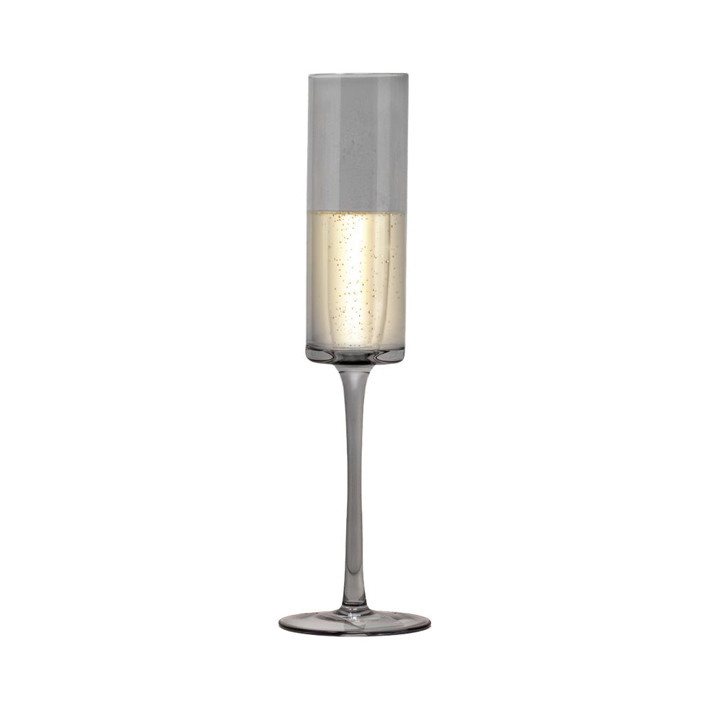 Copa Tipo Flauta Rioja Cristal 150ml Humo