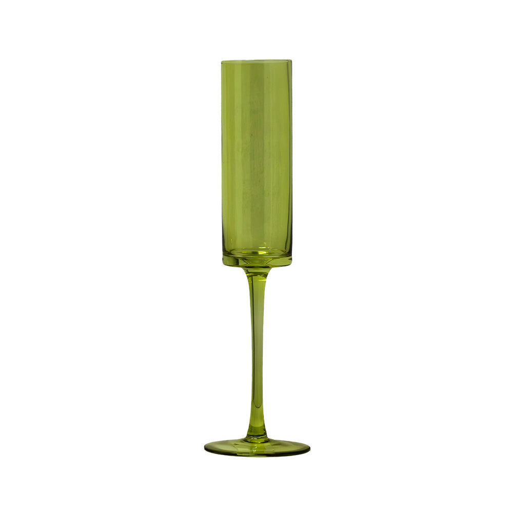 Copa Tipo Flauta Rioja Cristal 150ml Verde