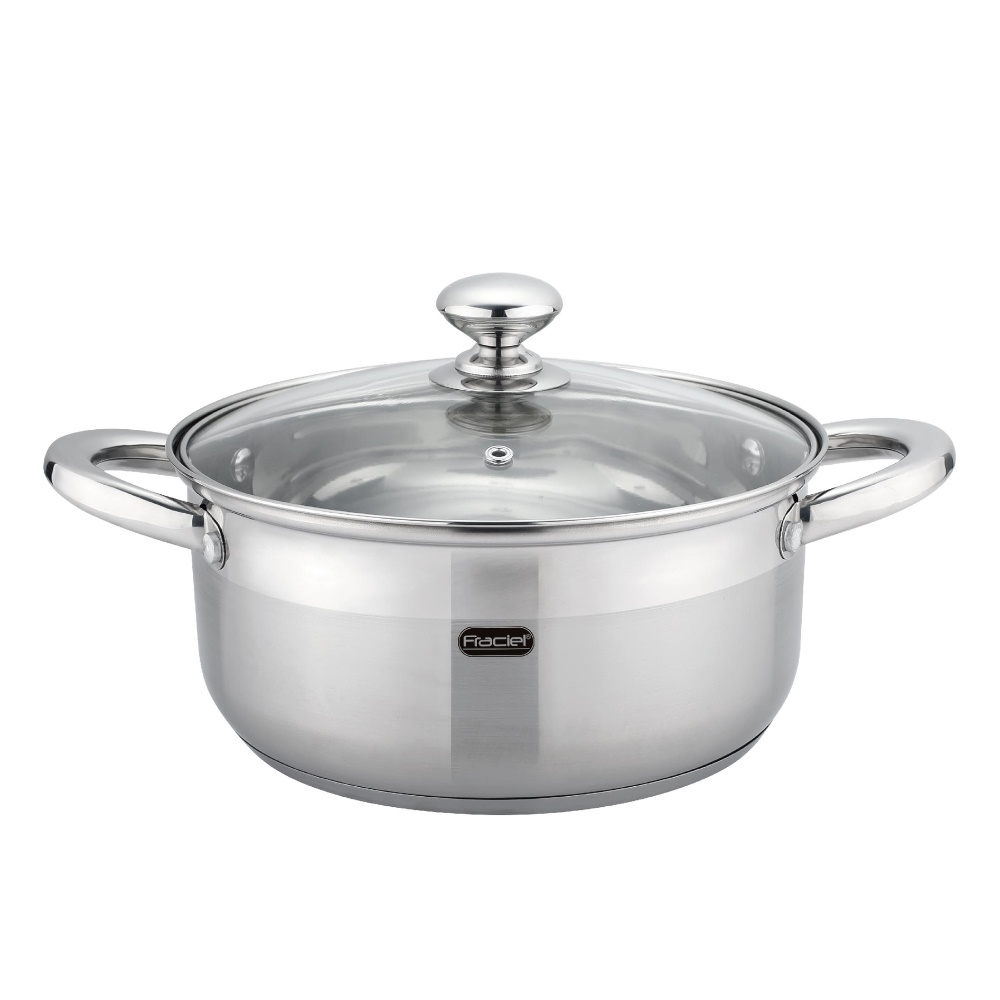 Batería de Cocina Sienna Acero Inoxidable 12 pz Fraciel