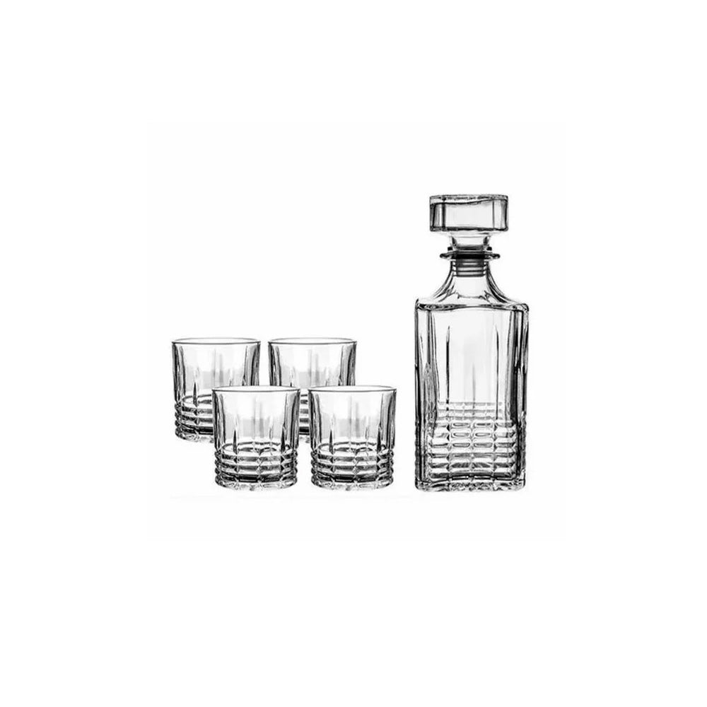 Licorera y Vasos OF 354ml Birmingham - 5 piezas - Siglo XXI
