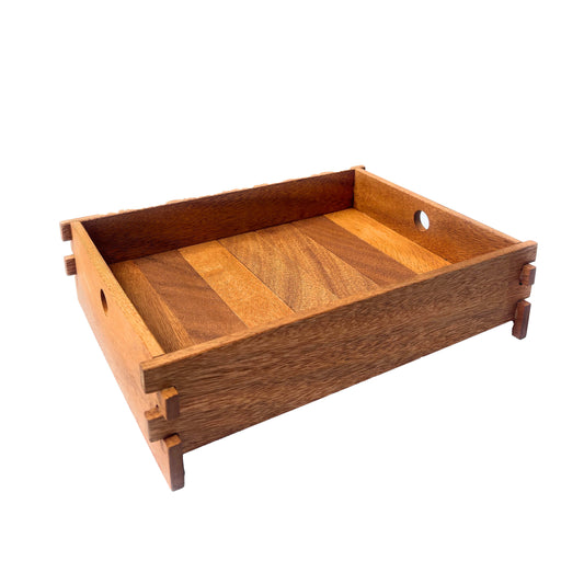 Charola de Servicio de Madera de Parota