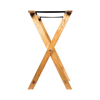 Cabrilla de Madera de Pino Natural - Soporte Para Charolas
