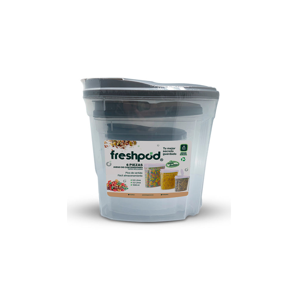 Contenedor para Cereal Cerealero - 6 piezas - Freshpod