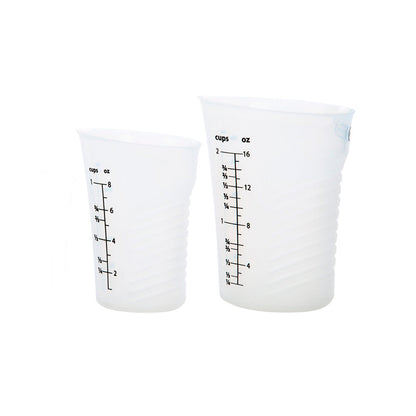 Set Tazas Medidoras Alta Temperatura Silicon - 2 piezas - Progressive