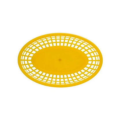 Canasta Fast Food Oval 23x15cm Amarillo - Travessa