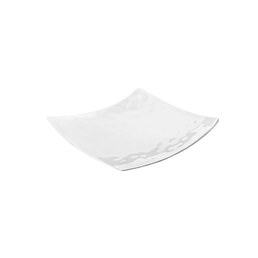 Plato Cuadrado Texturizado Diamante 18cm - Travessa